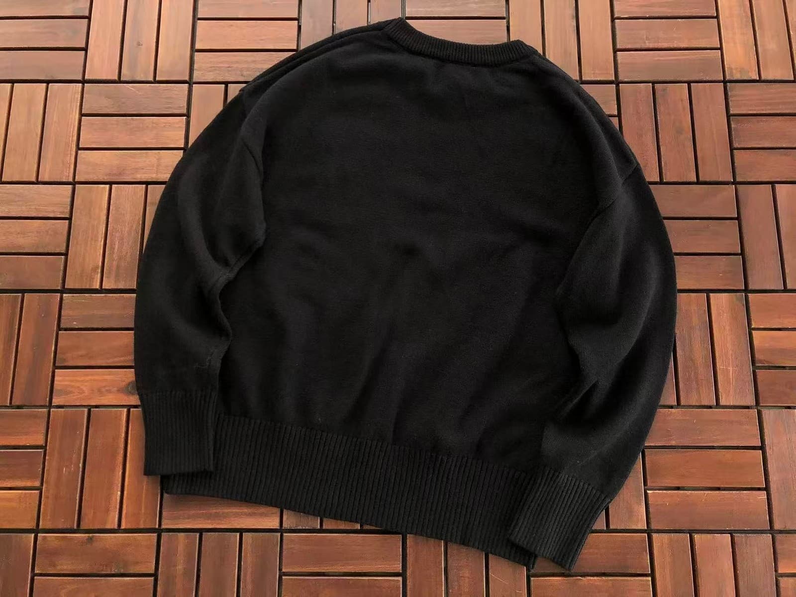 AMI Paris Heart Logo Knit Sweater