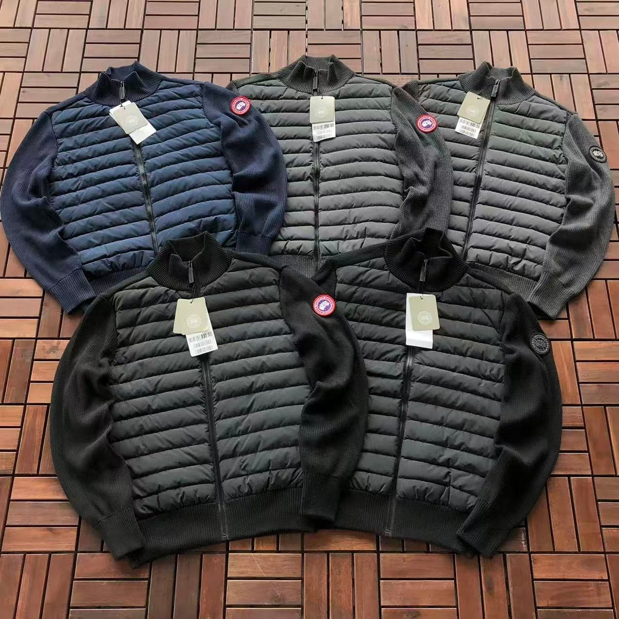 Canada Goose Quilted Front Zip Cardigan — all colours