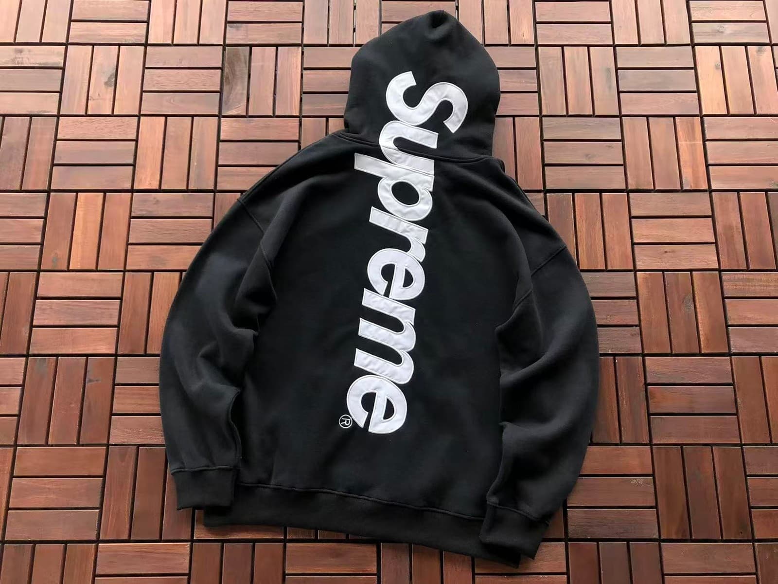 Satin Appliqué Tracksuit Hoodie, colour 5