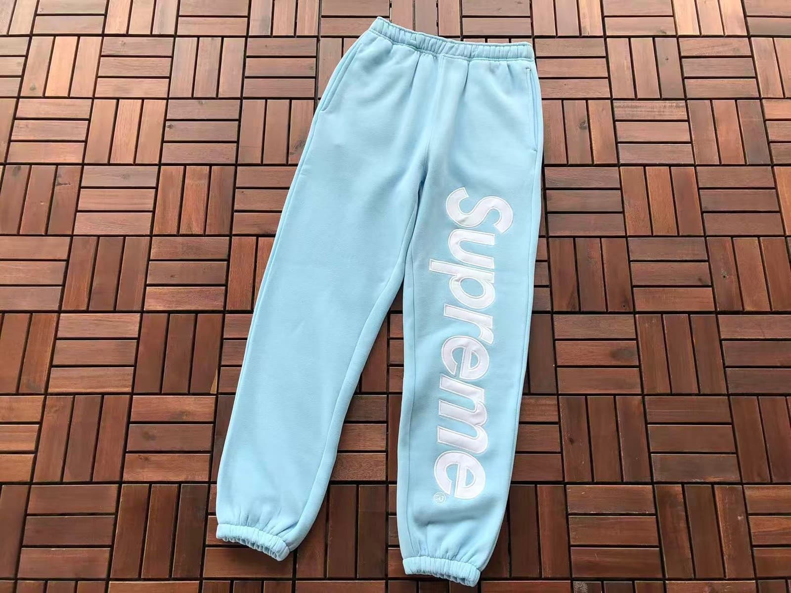 Satin Appliqué Tracksuit Sweatpants, colour 4