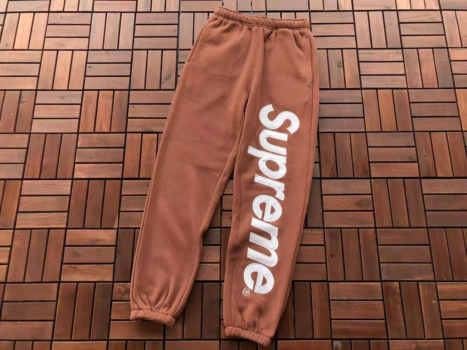 Satin Appliqué Tracksuit Sweatpants, colour 2