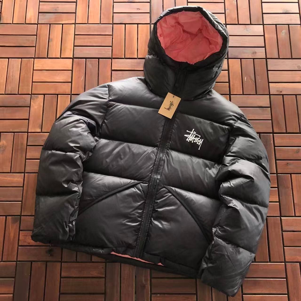 Hooded Puffer Jacket, colour 1